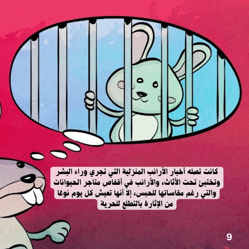 الأرنب الحر - قصة مصورة للأطفال