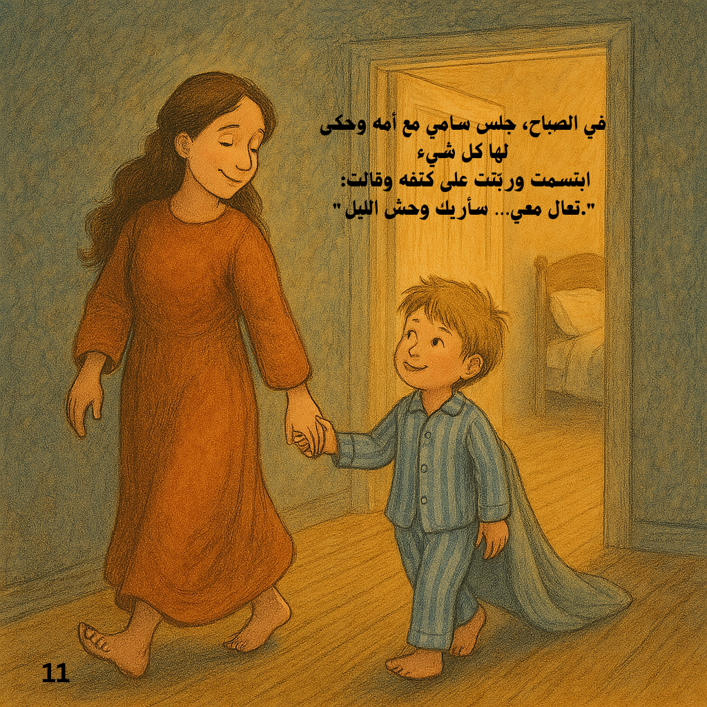 وحش الليل - قصة مصورة من مجموعة قصص ما قبل النوم