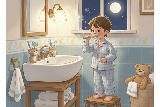 خطوات عملية لإنشاء روتين ما قبل النوم يتضمّن القراءة والهدوء – دليل للوالدين العاملين