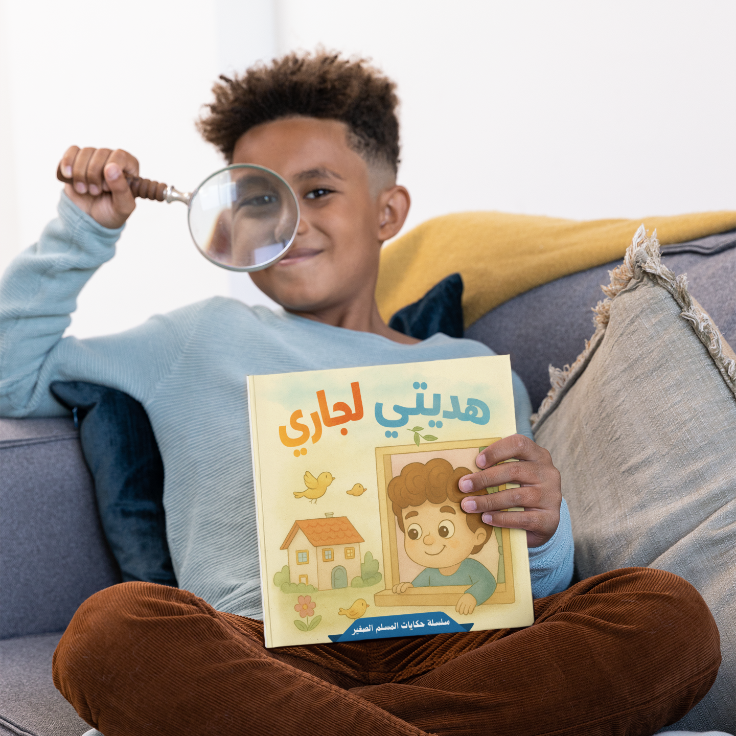 هديتي لجاري – قصة تربوية من سلسلة حكايات المسلم الصغير